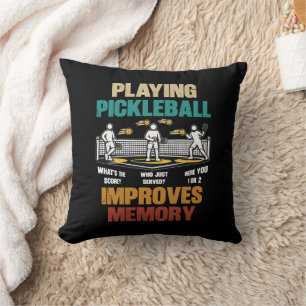 Grappig Pickleball Spelen Verbetert Geheugen Cadea Kussen