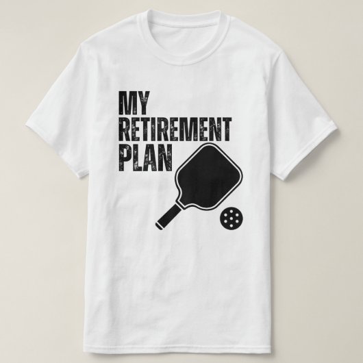 Grappig Pickleball T-shirt (Design voorkant)