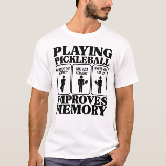 Grappig Pickleball T-Shirt - Pickleball heren shir