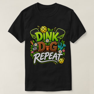 Grappig Pickleball Tuinieren Shirt | Dink Graaf He