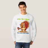 Grappig pickleball Turkije (Thanksgiving)_ T-shirt (Voorkant volledig)