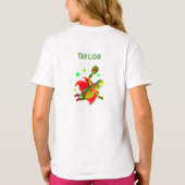 Grappig Pickleman op wit gepersonaliseerd T-shirt (Achterkant)