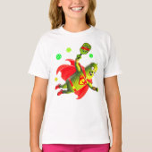 Grappig Pickleman op wit gepersonaliseerd T-shirt (Voorkant)