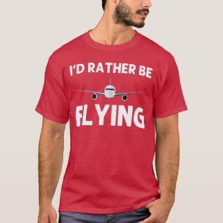 Grappig pilootontwerp voor mannen vrouwen luchtvaa t-shirt