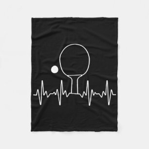 Grappig Ping Pong Geschenk Voor Mannen Vrouwen Taf Fleece Deken