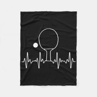 Grappig Ping Pong Geschenk Voor Mannen Vrouwen Taf Fleece Deken