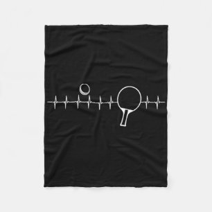 Grappig Ping Pong Geschenk Voor Mannen Vrouwen Taf Fleece Deken