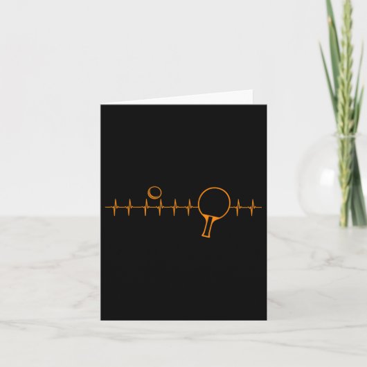 Grappig Ping Pong Geschenk Voor Mannen Vrouwen Taf Kaart (Voorkant)