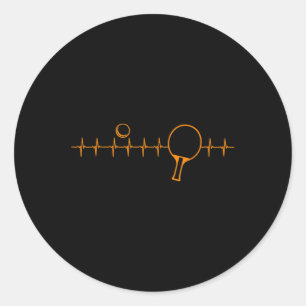 Grappig Ping Pong Geschenk Voor Mannen Vrouwen Taf Ronde Sticker