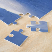 Grappig pinguïn op ijs legpuzzel (Zijkant)