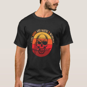 Grappig piraat idee en praat als een piraat citaat t-shirt