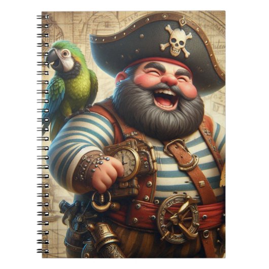 Grappig Piraat Notitieboek (Voorkant)