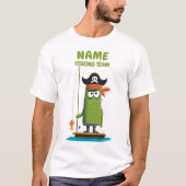 Grappig Pirate Cactus Gevist Team |  T-shirt (Voorkant)