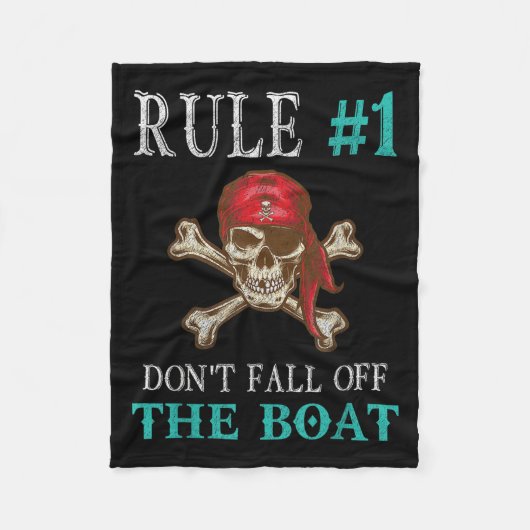 Grappig Pirate Quote Tampa Gasparilla Crossbones D Fleece Deken (Voorkant)