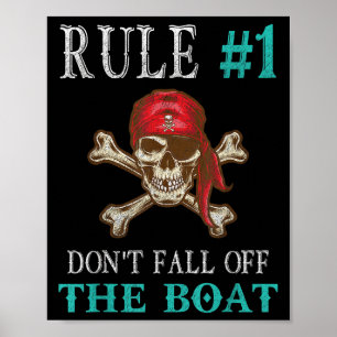 Grappig Pirate Quote Tampa Gasparilla Crossbones D Poster