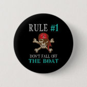 Grappig Pirate Quote Tampa Gasparilla Crossbones D Ronde Button 5,7 Cm (Voorkant)