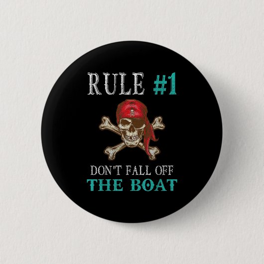 Grappig Pirate Quote Tampa Gasparilla Crossbones D Ronde Button 5,7 Cm (Voorkant)