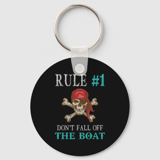 Grappig Pirate Quote Tampa Gasparilla Crossbones D Sleutelhanger (Voorkant)