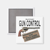 Grappig Pistool Control Magnet #2 (Voorkant / Achterkant)