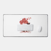 Grappig Pitbull Hart Valentijnsdag Hond Pap Mam Gi Bureaumat (Keyboard & Muis)