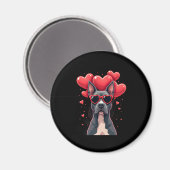 Grappig Pitbull Hart Valentijnsdag Hond Pap Mam Gi Magneet (Voorkant / Achterkant)
