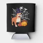 Grappig Pitbull Hond Halloween Kostuum Blikjeskoeler (Voorkant)
