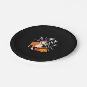 Grappig Pitbull Hond Halloween Kostuum Papieren Bordje (Gekanteld)