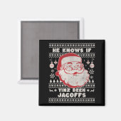 Grappig Pittsburgh Kerstfeest Magneet (Voorkant / Achterkant)