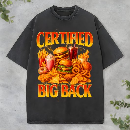 Grappig Pizza Feest T-shirt Bootleg Rap Stijl Eten
