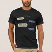 Grappig Pizza Liefde Chat Design  T-shirt (Voorkant)