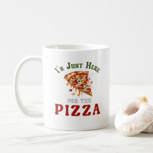 Grappig pizza liefhebber citaat koffiemok