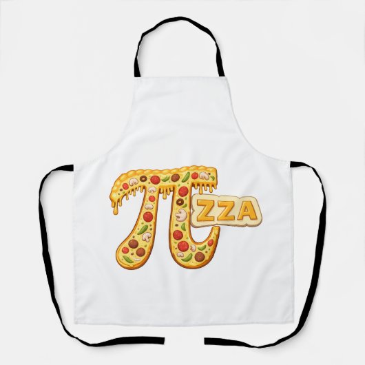Grappig Pizza Pi-dag T-shirt – Cheesy wiskundelief Schort (Voorkant)