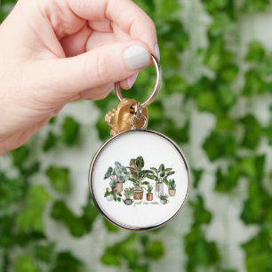 Grappig Plant liefhebber, nog een Plant Sleutelhanger