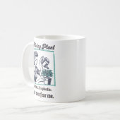Grappig Plant Lover Retro Design Koffiemok (Voorkant links)