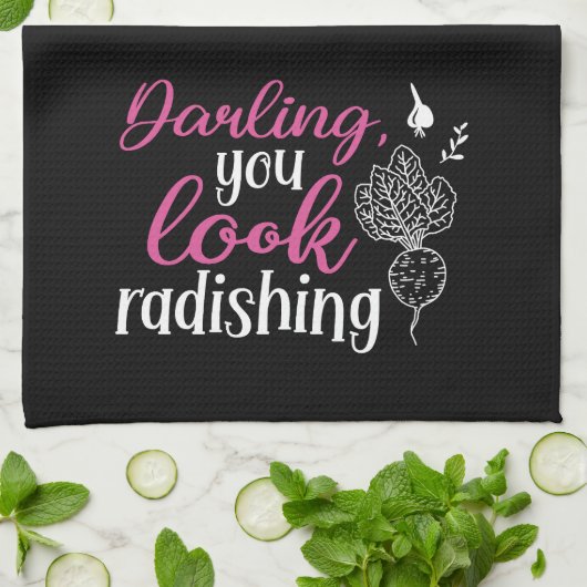 Grappig plantaardig dat je er uitziet als een gepl theedoek (Gevouwen)