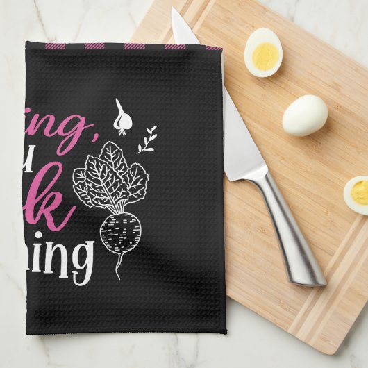 Grappig plantaardig dat je er uitziet als een gepl theedoek (Quarter Fold)