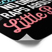 Grappig plein omdat niemand Rap heeft over kleine Poster (Hoek)