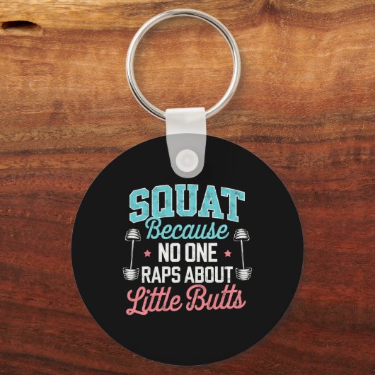 Grappig plein omdat niemand Rap heeft over kleine Sleutelhanger (Voorkant)