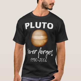 Grappig Pluto Nooit Vergeten 1930-2006 Grappig Cad T-shirt