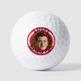 Grappig podium Do Bachelor Party bruidegom activit Golfballen