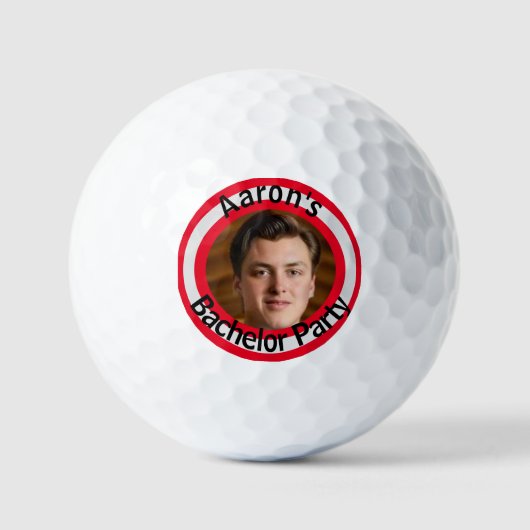 Grappig podium Do Bachelor Party bruidegom activit Golfballen (Voorkant)