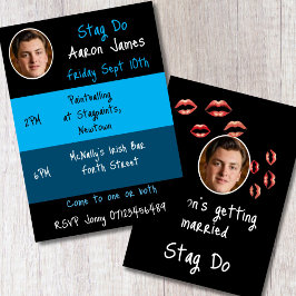 Grappig podium Do Bachelor Party bruidegom activit Kaart