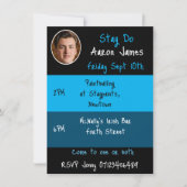 Grappig podium Do Bachelor Party bruidegom activit Kaart (Voorkant)