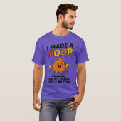 Grappig Poep Meme T-shirt – Ik Heb Een Drol Gemaak (Voorkant volledig)