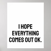 Grappig poepteken, Grappige kunst aan de muur Badk Poster (Voorkant)