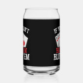 Grappig poker bluf gokken Casino Blikvorm Glas (Rechts)