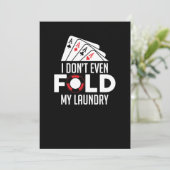 Grappig poker dat ik niet eens mijn was vul kaart (Staand voorkant)