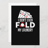 Grappig poker dat ik niet eens mijn was vul kaart (Voorkant / Achterkant)