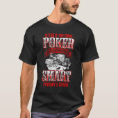 Grappig Poker Shirt Kaarten Chip Smart Person Spor (Voorkant)
