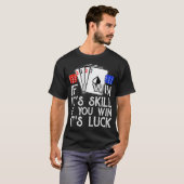 Grappig Poker  Teas Holdem Lucky Poker _2  T-shirt (Voorkant volledig)